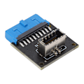 Pikkukuva 3 / 8: Emolevyn Laajennuskortti USB3.0 Etu 19PIN - 3.1 TYPE C Etu Type E Adapteri 20 - 19PIN