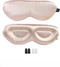 Professional Memory Foam Sleep Mask - Rose Gold Double-Sided Lycra