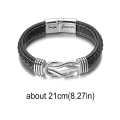 Miniatyrbild 6 av 10: To My Son Armband Armband Mother and Son Forever Linked PU Leath