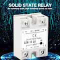 Pikkukuva 2 / 8: SSr 10 AA 10A Solid State -relemoduuli SSR AC-AC Tulo 90-250V AC Lähtö 24-480V AC
