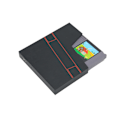 Miniatyrbilde 6 av 8: Harddisk-boks i kassettstil for Nespi 4 for Raspberry Pi PC Laptop Svart Grå