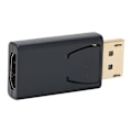 Miniatyrbillede 5 af 8: 4K DP Han til HD Multimedie Interface Hun Adapter 1.4V Guldbelagt Konverter Sort