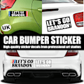Miniatyrbilde 8 av 8: Let's Go Brandon Klistremerker Bil Bumper Klistremerke Dekal Morsom for Skateboard Laptop Hjelm