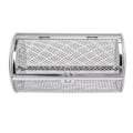 Miniatyrbillede 1 af 8: Roterende Grillkurv Rustfrit Stål Grillbur Rund Rustfrit Stål BBQ Grillnet til Jordnødder Tørrede Nødder Grøntsager D