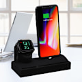 Pikkukuva 6 / 8: Matkapuhelimen latausalusta silikoniteline iWatch5/iPhone11 Pro Max -puhelimelle