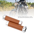 Miniatyrbilde 7 av 8: Universal Motorsykkel Håndtak Grips Sklisikker Beskyttelse Tilbehør Utskifting (Brun)
