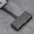 Pikkukuva 5 / 8: Laajennusadapteri 5 in 1 TypeC HDMI VGA Audio Output Virtalähde Monitoiminen Musta (Musta)