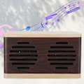 Pikkukuva 4 / 8: D7 Puuta jäljittelevä kannettava subwoofer-minikaiutin Bluetoothilla, audio- ja latauskaapelilla