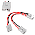 Miniatyrbillede 6 af 8: 50A 600V Batterioplader Hurtig Afbryder Stik Ledningsforbindelse med 30 cm Kabel