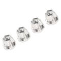 Miniatyrbilde 8 av 8: 4 stk. 1.9-tommers Sølv Hjul Hex Hub i Aluminiumlegering Passer for SCX10 1/10 RC Bilmodell 20mm
