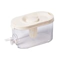 Miniatyrbillede 1 af 8: Plastik Drikkevare Dispenser Drikkevare Dispenser Kold Drikkebeholder til Frugt Tekande Lemonade Drikkebeholdere Køkken Hjem Elliptisk