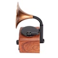 Pikkukuva 7 / 8: Retro Bluetooth-kaiutin Trumpetti Kukka Ammattimainen Vahva Basso Kannettava Puutyylinen Stereokaiutin Kotiin Vaalea Puun Väri