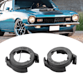 Miniatyrbillede 6 af 8: Par af bilforlygte LED pære baseholder adapter til Ford
