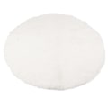 Miniatyrbilde 7 av 8: Rundt Plyssteppe Supermyke Fluffy Tepper Sklisikkert Fuzzy Teppe Moderne Plyssteppe Område Tepper for Stue Soverom Hvit