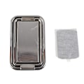 Miniatyrbild 1 av 8: Fingerring Mobiltelefonhållare Ställ 360° Rotation Metallring Spänne MultiAngle Handgrepp (Silver)