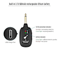 Miniatyrbild 3 av 5: Gitarr Trådlöst överföringssystem Elgitarr Trådlös Pickup Trådlös Transceiver A8 Guitar Wireless Receiver