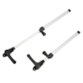 Miniatyrbillede 5 af 8: 2 stk RV Vindue Støtte Stang 310‑435mm Teleskopisk Aluminium Legering til Autocamper Campingvogn