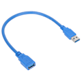 Miniatyrbillede 8 af 8: Data Line Han til Hun USB 3.0 Forlængerkabel til Harddisk Boks Printer Udstyr Tilslutning 0.3M