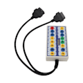 Pikkukuva 6 / 8: OBDII-jakaja OBD2-protokollan ilmaisimella ja diagnostiikkajohdolla, universaali auton OBD-linjan signaalinsiirtoon