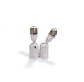 E27 Lamp Holder Extender - 360° Adjustable - Flexible Socket Adapter for LED Bulbs - White - Set of 2