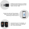 Miniatyrbillede 3 af 4: USB Bluetooth-adapter, Bluetooth 5.1-adapter i bil AUX/USB dobbeltudgange, med 3,5 mm digital lydkabel, Bluetooth-dongle Bluetooth-modtager