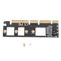 Miniatyrbillede 1 af 8: SSD Adapterkort PCI‑E 3.0 X4 X8 X16 til NVME M.2 NVMe Udvidelseskort M.2 M Key til M.2 af NVME Protokol