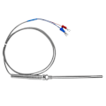 Miniatyrbillede 4 af 8: M8 Gevind PT100 Platin Resistor Termoelement 100mm Probe Temperatur Sensor Wire 0-400℃ (1 m)