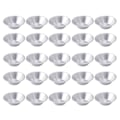Miniatyrbillede 1 af 8: 25 stk. Æggetærteforme i aluminium, små tærteforme, mini cupcake kage muffin cookie forme, bageforme til bagning