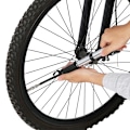 Miniatyrbilde 8 av 8: Mini Bærbar Sykkel Håndpumpe Aluminium Legering Dekk Luftpumpe for Sykkel
