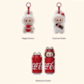 Miniatyrbilde 1 av 3: POP MART Coca-Cola Labubu Plysj - Crazy Rabbit Samlefigur (1 stk) Mysterious Guest