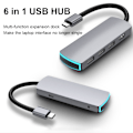 Pikkukuva 7 / 8: 6-in-1 Monitoiminen HD-telakointiasema Type C - HDMI USB3.1 HUB PD-latauksella