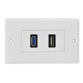 Miniatyrbilde 5 av 8: HDMI USB3.0 To i ett Integrert Multimedia Veggpanel Lyd Video Socket