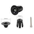 Miniatyrbilde 8 av 8: 2 stk. Styreplugger Aluminiumlegering Styrender Styreplugger Styre for landeveissykkel terrengsykkel