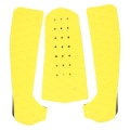 Pikkukuva 3 / 8: 3 KPL Surfboard Traction Liukumaton Matto Ympäristöystävällinen EVA Vaahto Deck Pad Surffilautatarvike (3 osaa keltainen reiällä)