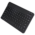 Miniatyrbilde 5 av 8: Trådløst Bluetooth-tastatur Nettbrett Smarttelefon Datatilbehør Rund Kappe 10tommer Svart