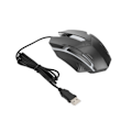 Miniatyrbilde 2 av 8: USB Mus M3 Bakgrunnsbelysning Modus Kablet Mus Ergonomisk Design Datamus for Macbook Laptop PC Svart