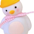 Miniatyrbillede 8 af 8: LED Natlampe Ælling med Pink Bånd Strømbesparende Sød Natlampe til Sovende Sengekanter Kollegier