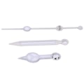 Miniatyrbild 1 av 8: Klocka Timme Minut Sekund Visare Set Legering Självlysande Klockvisare Klockreparationsmaterial Silver