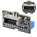 Pikkukuva 8 / 8: Emolevyadapteri KeyA 20Pin TypeE - 19Pin USB 3.0 Urosjatkojohto Etupaneelin Liitäntä