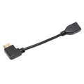 Miniatyrbild 5 av 8: HighDefinition Multimedia Interface Adapterkabel 15cm Hona till Hane Vänster Huvud Anslutningskabel