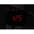 Miniatyrbilde 6 av 6: Voltmeter for bil - Sigarettuttak black