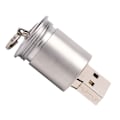 Miniatyrbillede 4 af 8: Unik Dåseformet U Disk Moderne Bærbar USB Flash Drive Messing Gul (128GB)