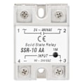 Pikkukuva 1 / 8: SSr 10 AA 10A Solid State -relemoduuli SSR AC-AC Tulo 90-250V AC Lähtö 24-480V AC