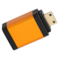 Miniatyrbillede 3 af 8: Mini HD Multimedia Interface Han til Hun Adapter 4kx2k til Kamera Camcorder DSLR Tablet Grafikkort Orange