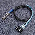 Miniatyrbilde 5 av 8: H0402 Mini SAS-kabel SFF-8644 til 4 x SATA Ekstern Server Harddisk Datatilbehør