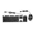 Pikkukuva 1 / 8: USB-näppäimistö ja hiiri T6 Hiiri-näppäimistösetti Toimistonäppäimistö ja hiiri -yhdistelmä pöytäkoneelle kannettavalle tietokoneelle, musta