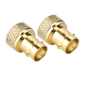 Miniatyrbillede 2 af 8: 2 stk. Guld BNC Hun Til SMA Han Konverter Adapter Stik