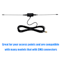 Miniatyrbilde 2 av 8: 118in 433MHZ GSM GPRS SMA Hannplugg Hornantenne Signalforsterker
