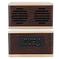 Pikkukuva 6 / 8: D7 Puuta jäljittelevä kannettava subwoofer-minikaiutin Bluetoothilla, audio- ja latauskaapelilla