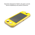 Miniatyrbild 7 av 8: TPU Transparent Skyddsfodral Mjukt Skal för Switch Lite Spelkonsol Kontroller